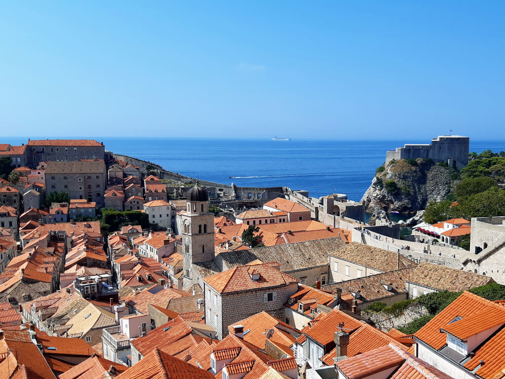 Blick über die Altstadt von Dubrovnik
