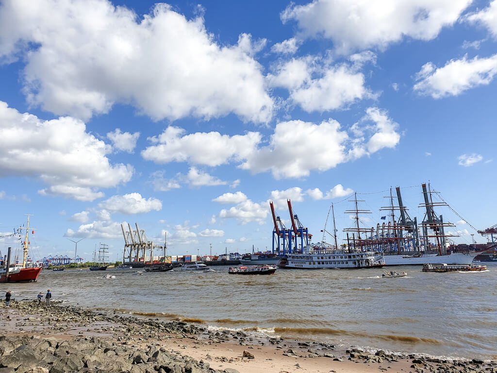Hamburg - Museumshafen Övelgönne - Auslaufparade Hafengeburtstag