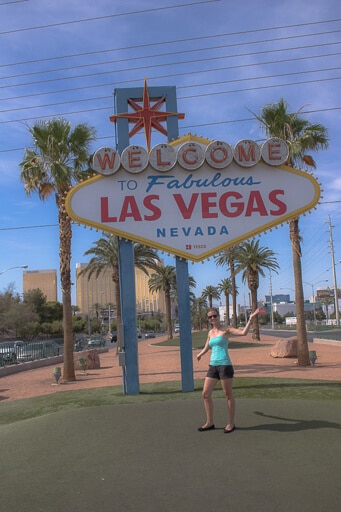 Las Vegas Sign mit CoRis Kleine Welt