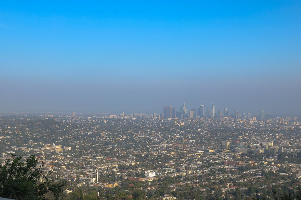 Ausblick über Los Angeles vom Griffith Observatory