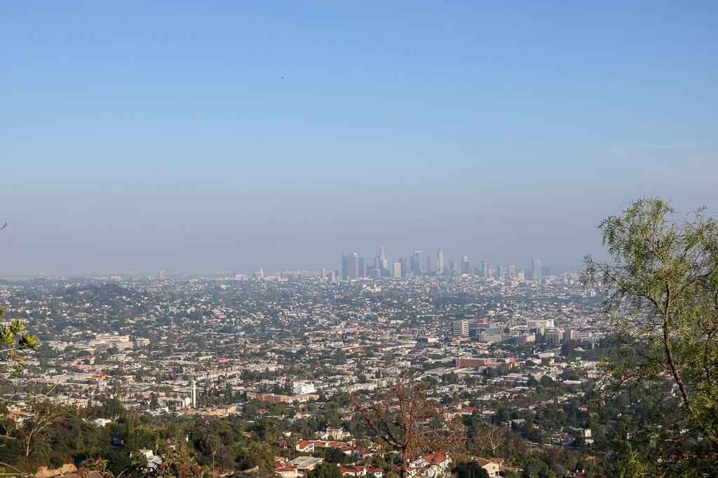 Los Angeles - Ausblick auf die Stadt vom Griffith Observatory