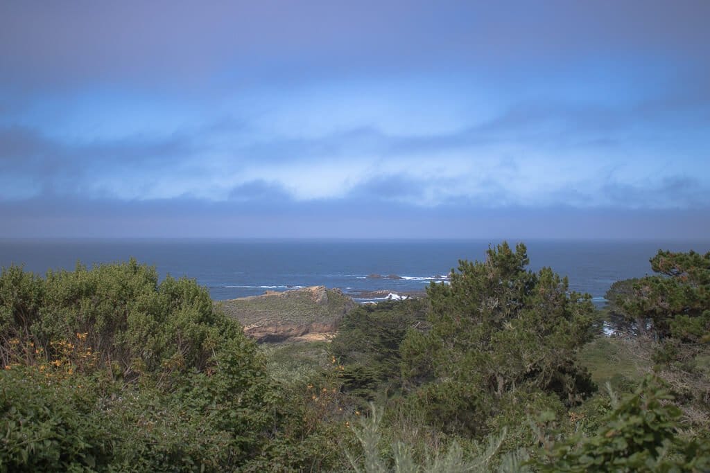 Monterey - Point Lobos - Whalers Knoll Trail - Ausblick aufs Meer