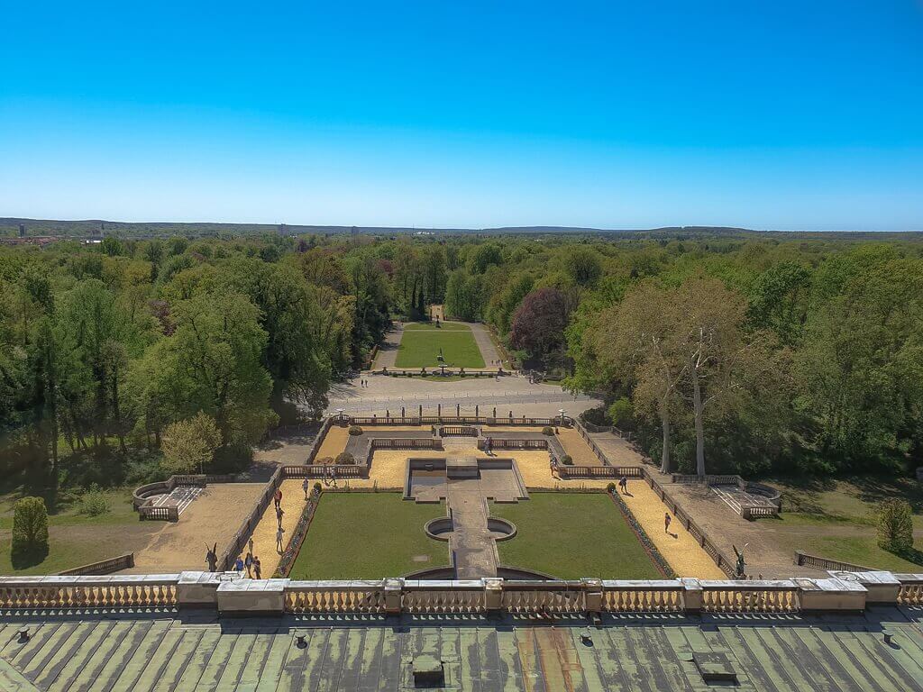 Potsdam - Park Sanssouci - Aussicht vom Orangerieschloss