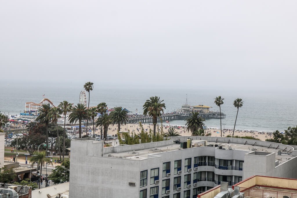 Santa Monica - Ausblick zum Pier
