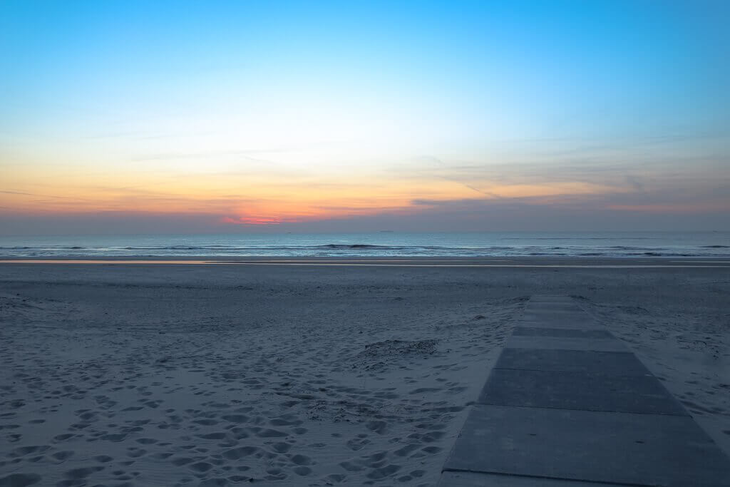 Texel - Strand bei Sonnenuntergang