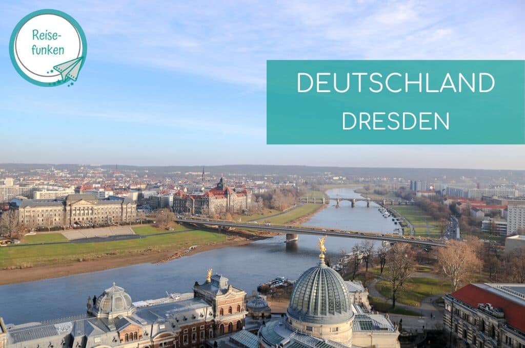 Ausblick über die Elbe in Dresden