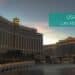Las Vegas - Bellagio - Hotelkomplex mit See an der Front