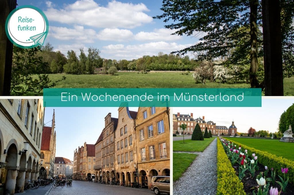 Collage mit Bild aus Münster und Nordkirchen